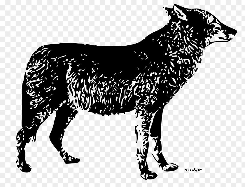 Dog Lone Wolf Pack Black Clip Art PNG
