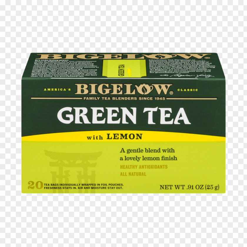 Lemon Green Tea Earl Grey White Bag PNG
