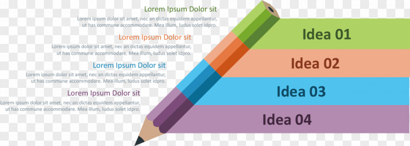 Pencil Vector Chart Paper Infographic PNG