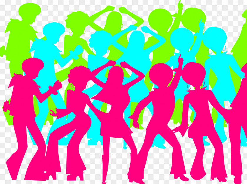 Singles’ Dance Party 1970s Nightclub Disco PNG