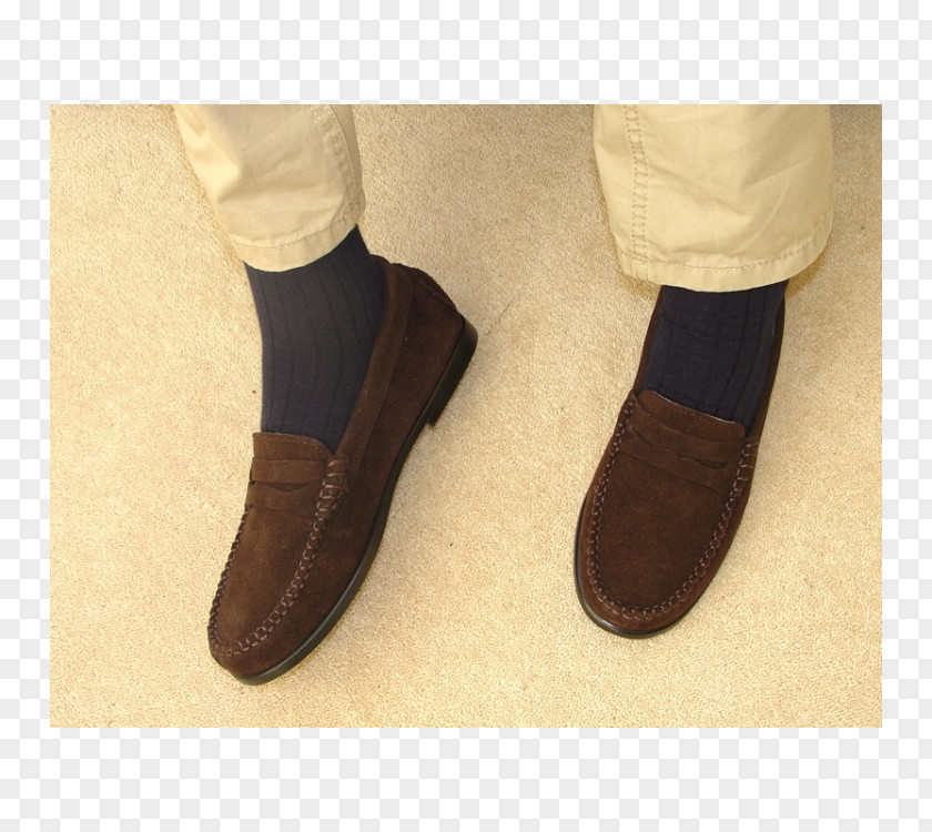 Slip-on Shoe Suede Boot PNG