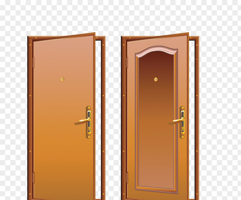 Two Open Door Window Royalty-free PNG