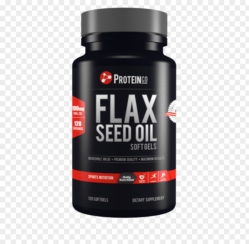 Flaxseed Oil Dietary Supplement Capsule Health Bodybuilding Sports Nutrition PNG