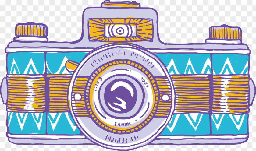 Hand Drawn Camera Drawing PNG