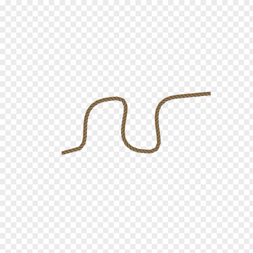 Hemp Rope Line Angle Font PNG
