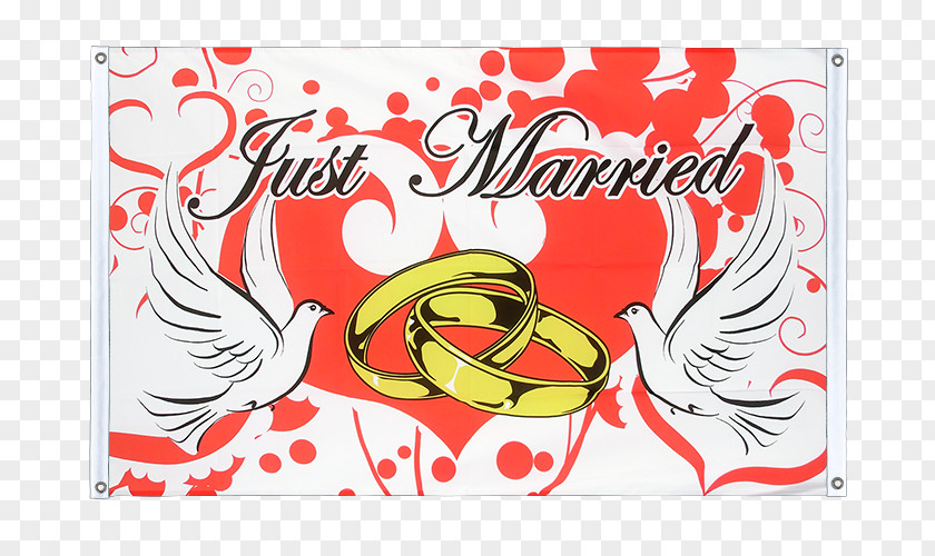 Just Married Flag Of Ireland Fahne Marriage The United States PNG