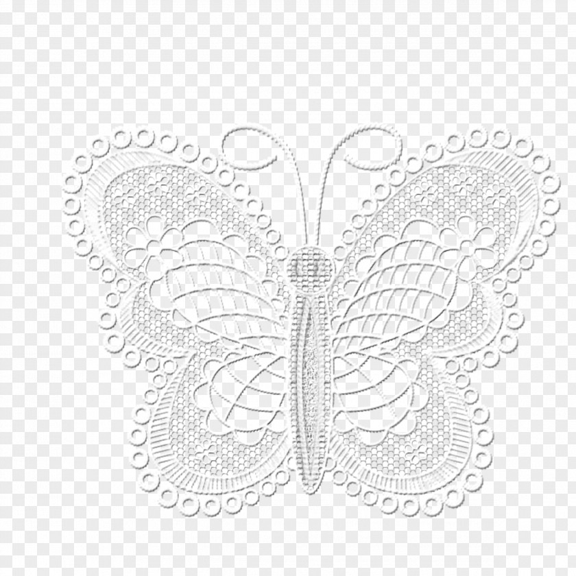 Lace Butterfly Download Papercutting PNG