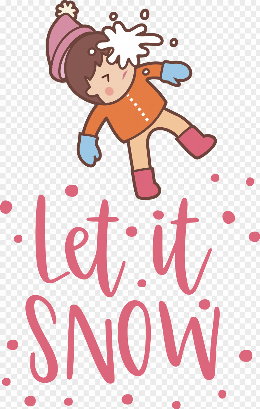 Let It Snow Snowflake PNG