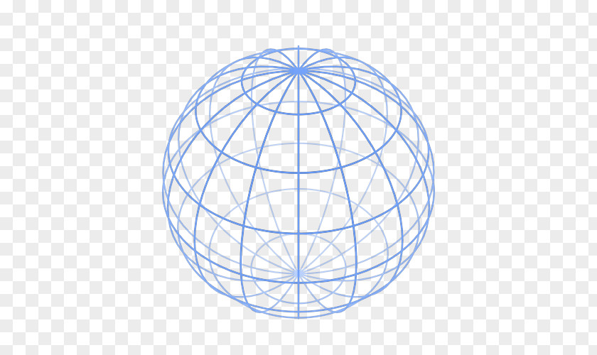 Spherical Sphere Globe Map Wire-frame Model PNG