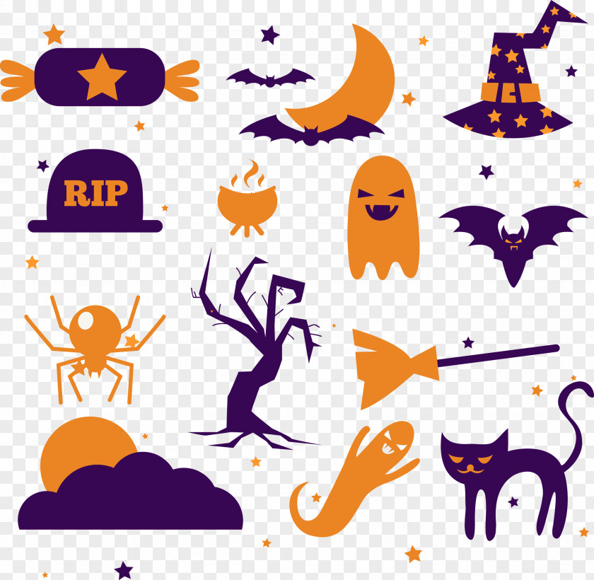 Arachnid Vector Graphics Halloween Festival Design Euclidean PNG