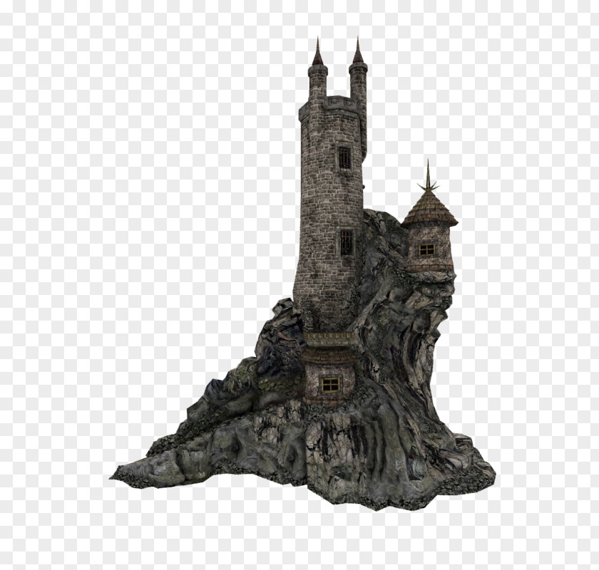 Center Chroma Key Castle PNG