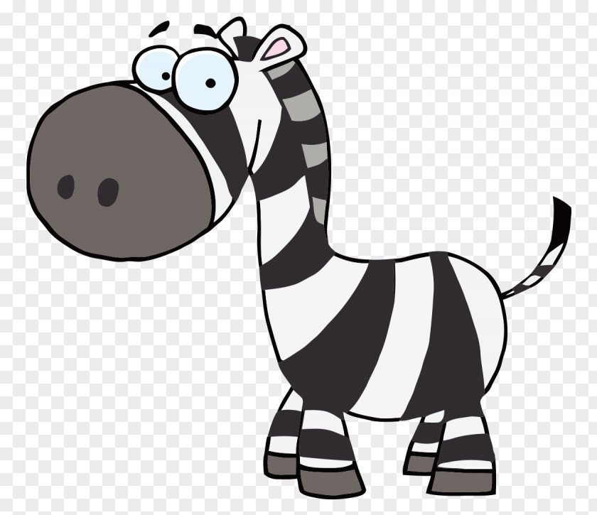 Cute Zebra Vector Graphics Stock Illustration Cartoon Drawing PNG