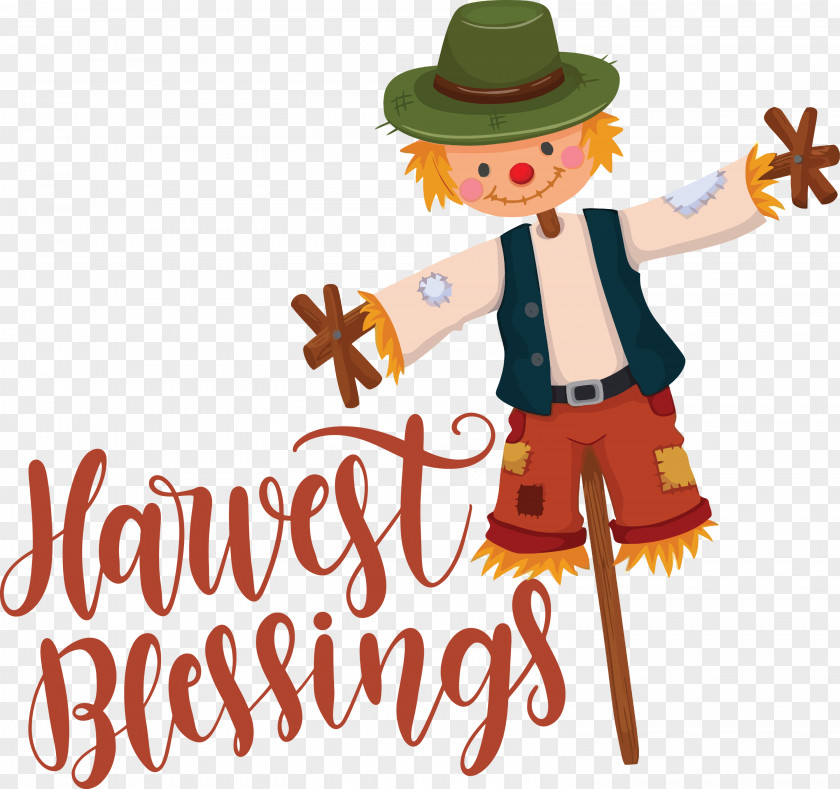 Harvest Blessings Thanksgiving Autumn PNG