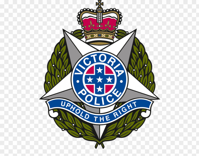 Police Victoria Australian Federal Badge Officer PNG
