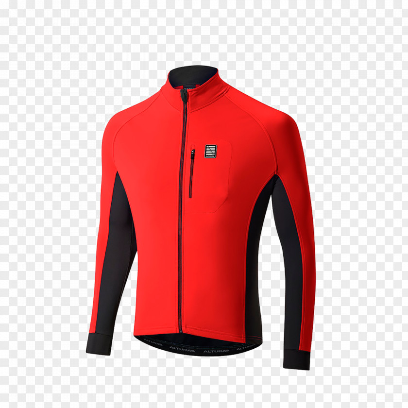 Red Jacket Cycling Jersey Sleeve PNG