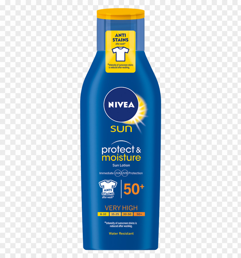 Sun Lotion Sunscreen Factor De Protección Solar Nivea Cream PNG
