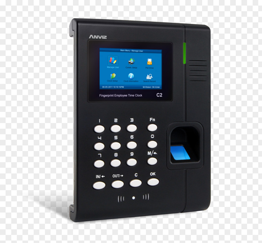 Time And Attendance Access Control & Clocks Proximity Card Radio-frequency Identification PNG