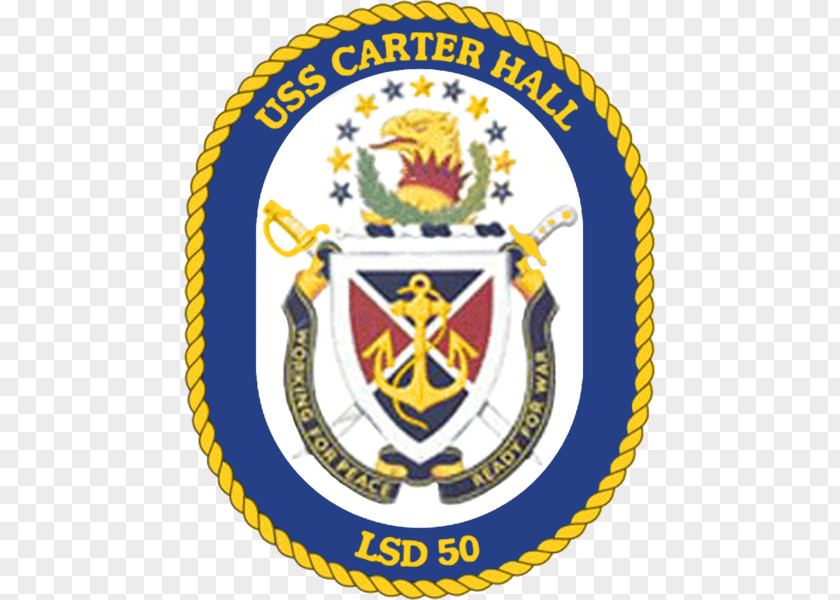 United States Navy USS Carter Hall (LSD-50) Dock Landing Ship Wasp PNG