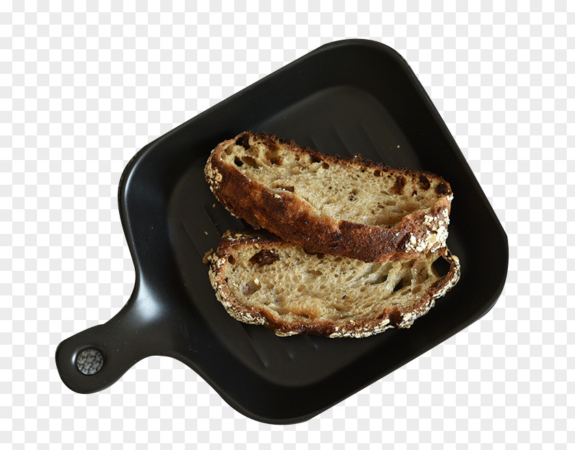 A Steak Plate With Handle Toast PNG