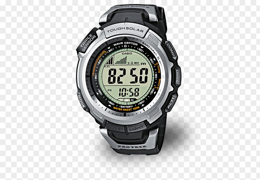 Casio Amazon.com Pro Trek Wave Ceptor Watch PNG