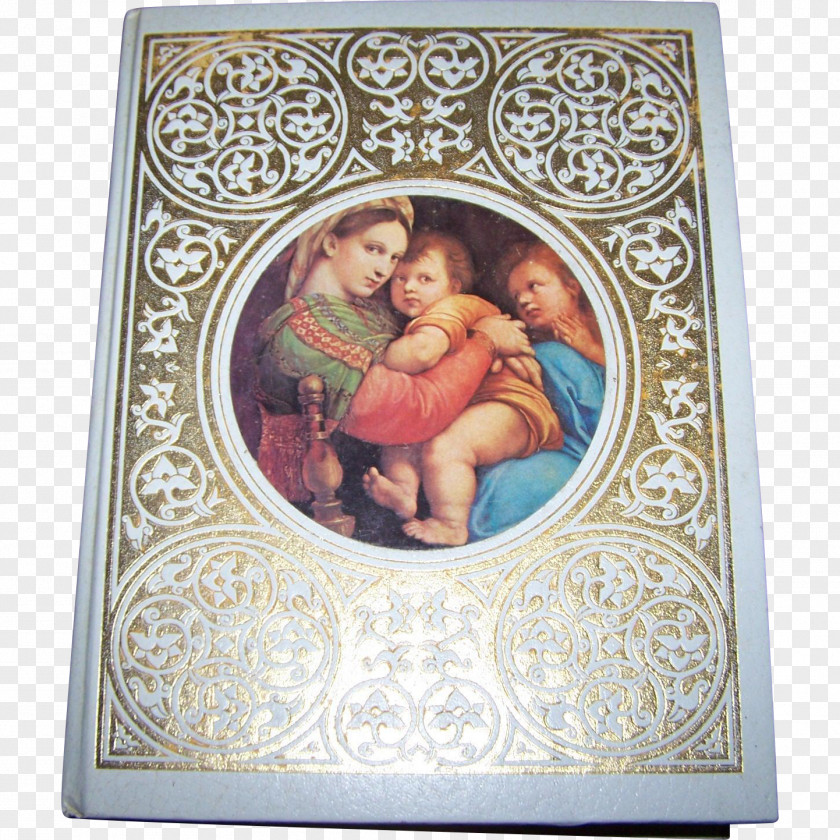 Holy Bible Madonna Della Seggiola A Small Child's Painting Painter PNG