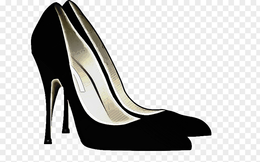 Leather Court Shoe High Heels PNG