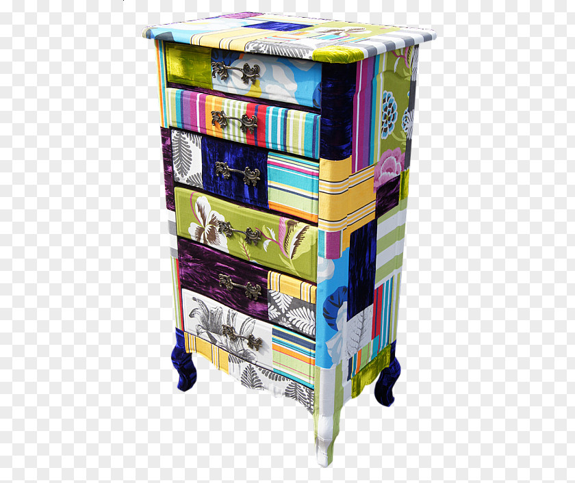 Patchwork Hippie Shelf Drawer House Furniture PNG