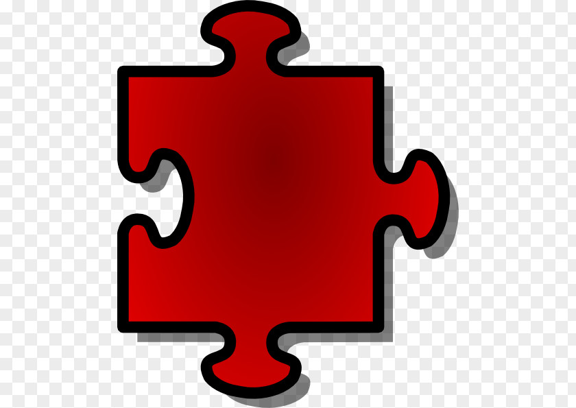 Red And Green Jigsaw Puzzles Clip Art PNG