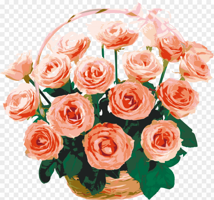 Rose Flower Bouquet Floral Design PNG
