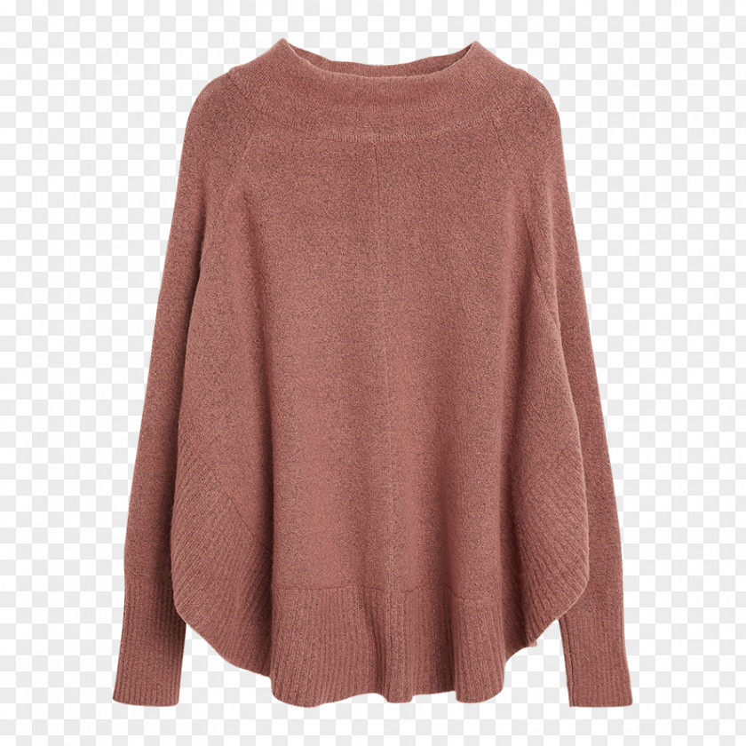 Sweater Cape Sleeve T-shirt Knitting Poncho PNG