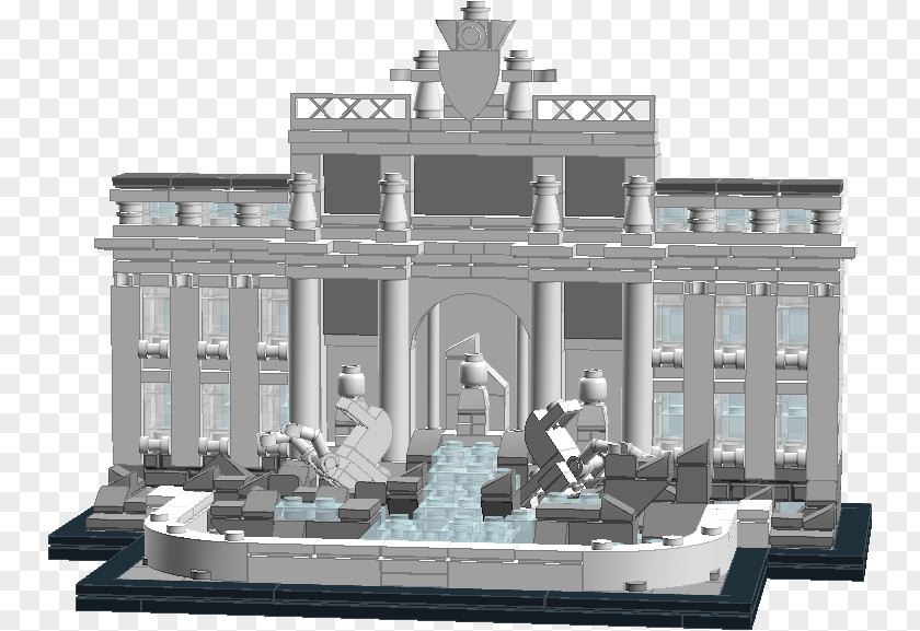 Trevi Fountain Scale Models PNG