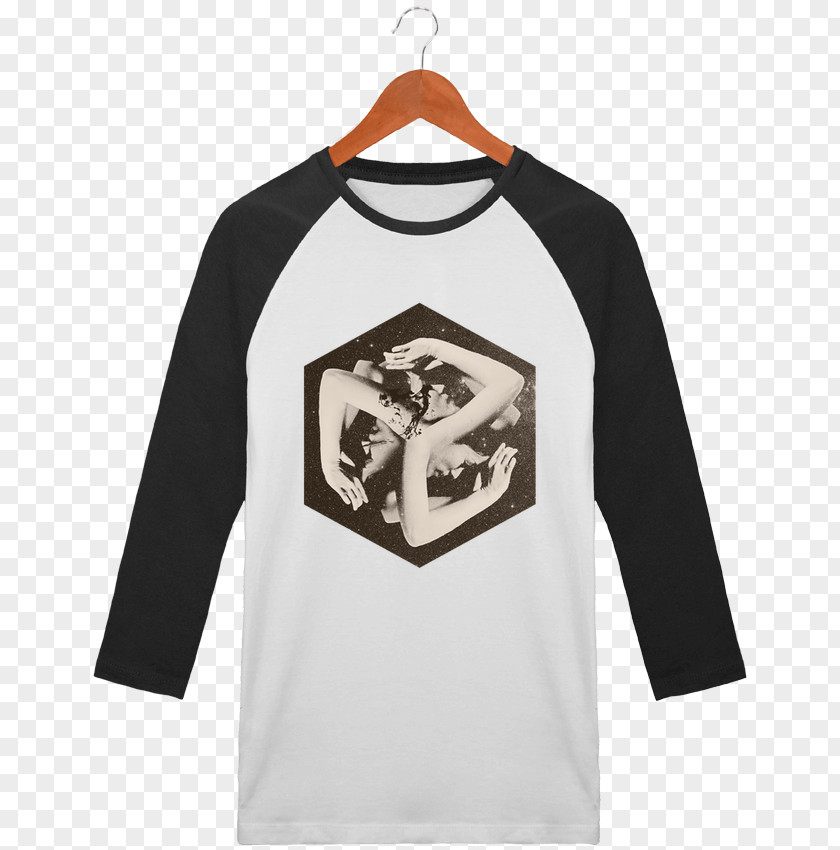 Black And White Baseball T-shirt Hoodie Sleeve Collar Bag PNG