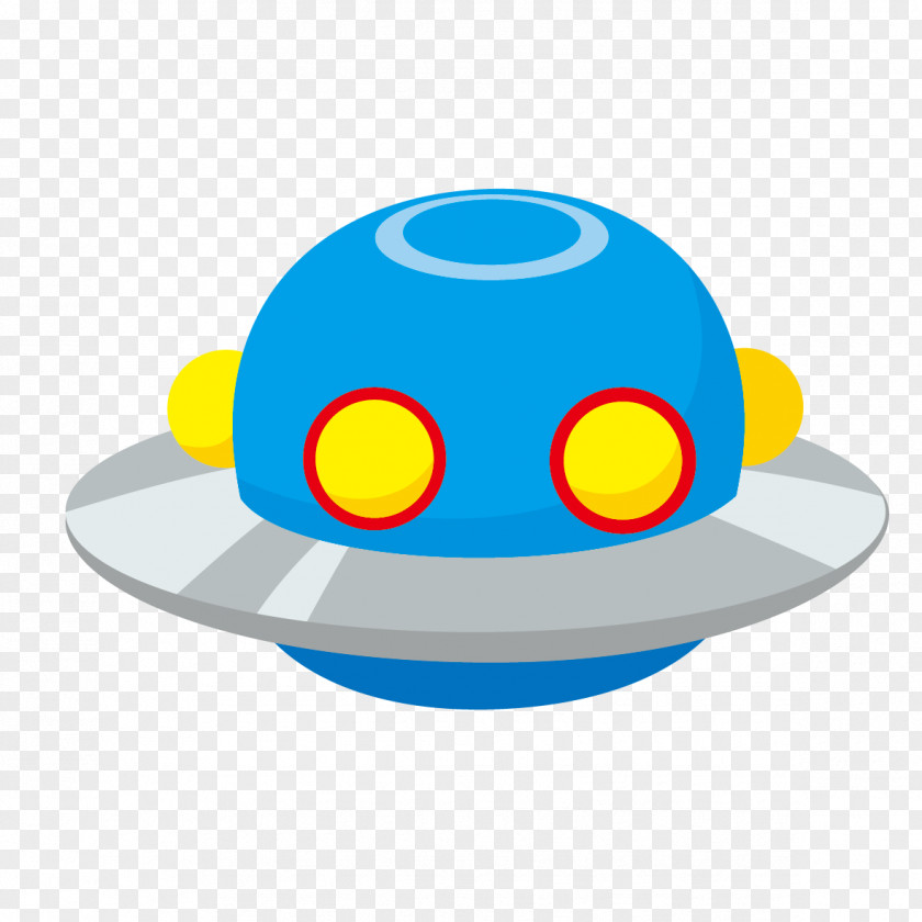 Cartoon Spaceship UFO Invasion Unidentified Flying Object Illustration PNG