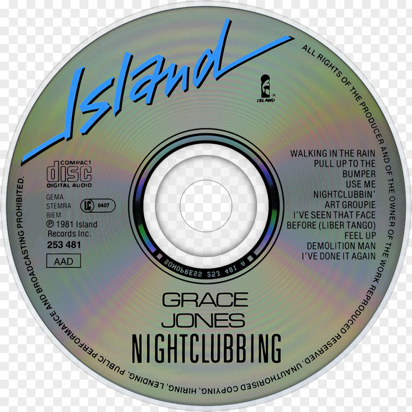 Compact Disc Nightclubbing Portfolio Music Album PNG disc Album, others clipart PNG