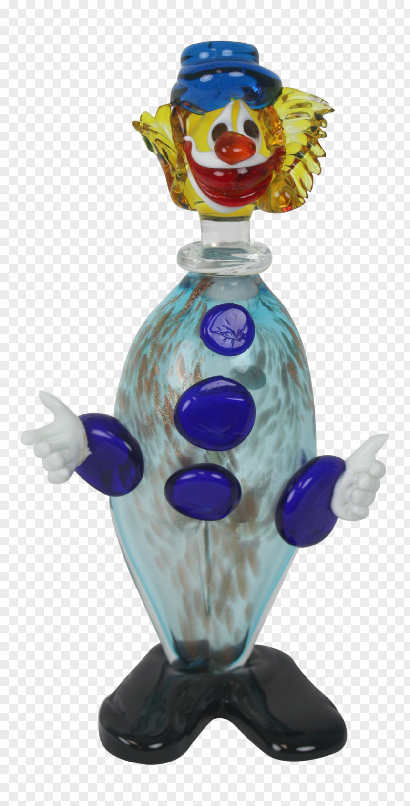 Glass Murano Clown Decanter PNG