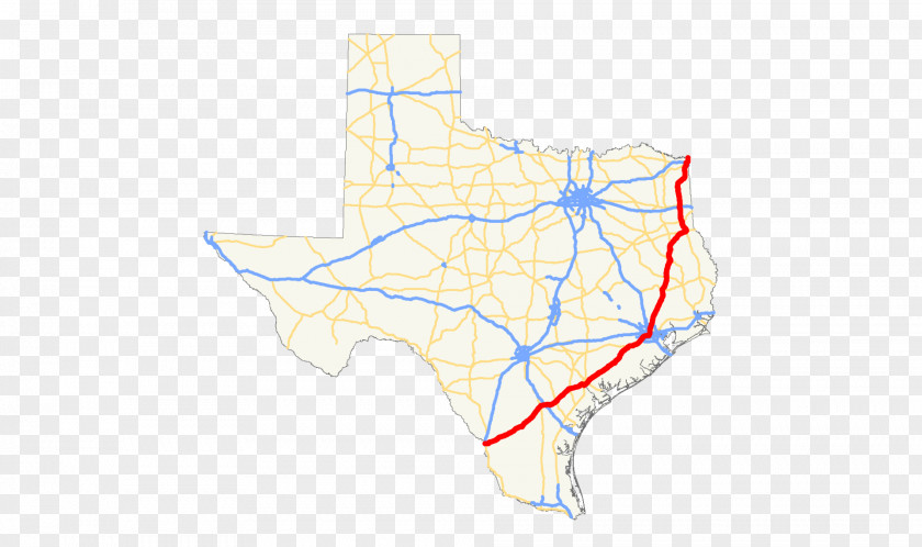 Route U.S. 59 In Texas 90 75 PNG