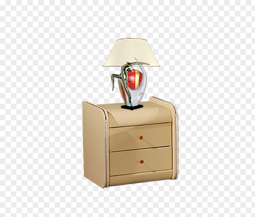 Small Table Lamp Creative Furniture Drawer Lampe De Bureau PNG