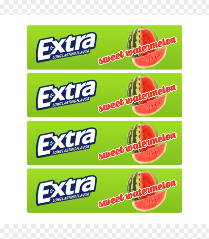 Sweet Melon Extra Chewing Gum Wrigley Company 14 Packs Brand PNG