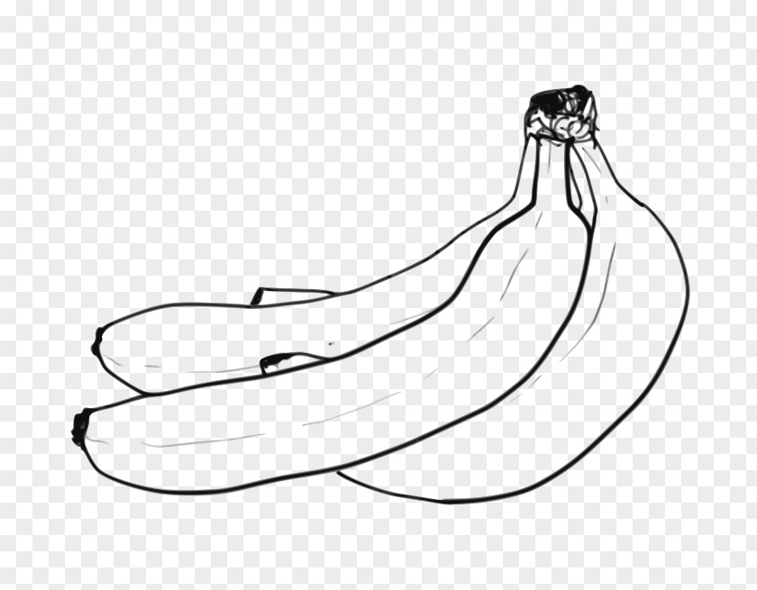 Banana Inkscape Drawing Clip Art PNG