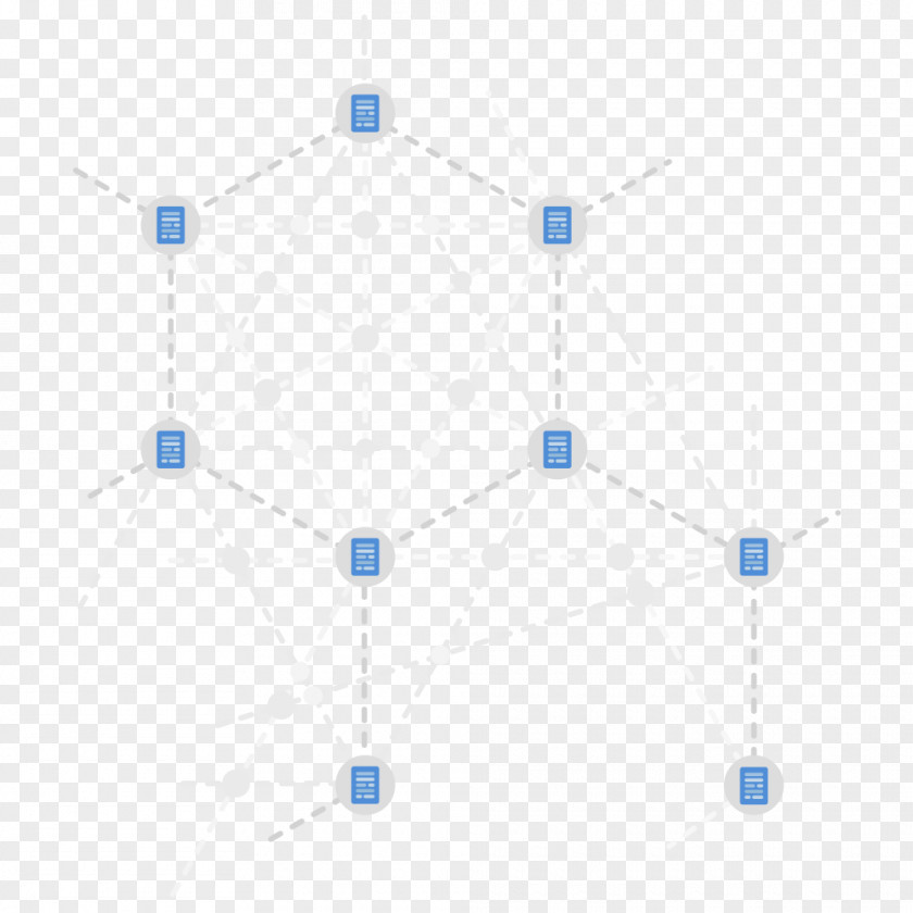 Blockchain Line Point Circle Triangle PNG