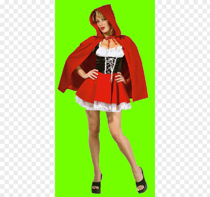 Child Little Red Riding Hood Halloween Costume Party Clothing PNG