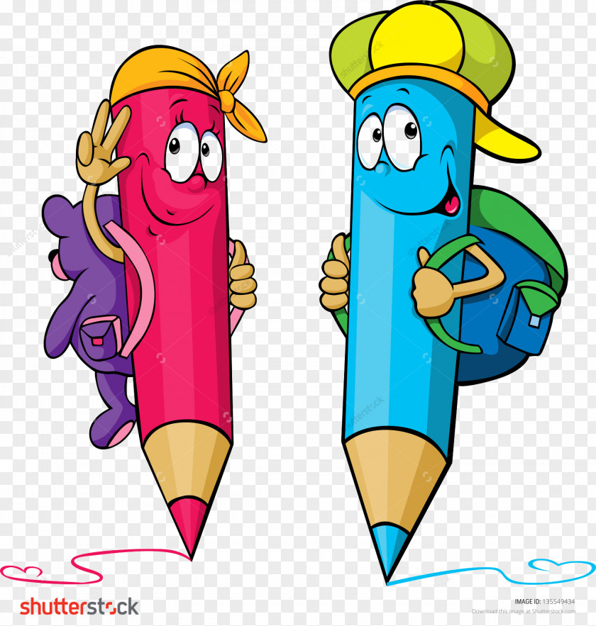 Crayons School Coloring Books Pencil Cartoon PNG
