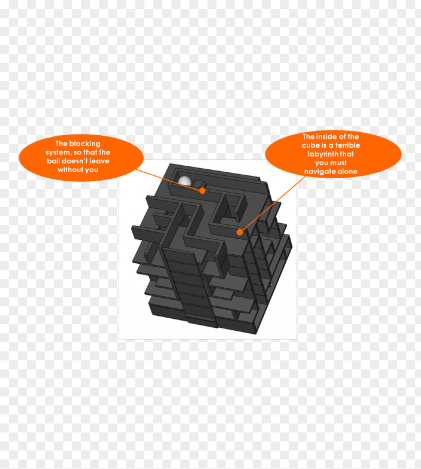 Cube INSIDE³ Maze Puzzle PNG