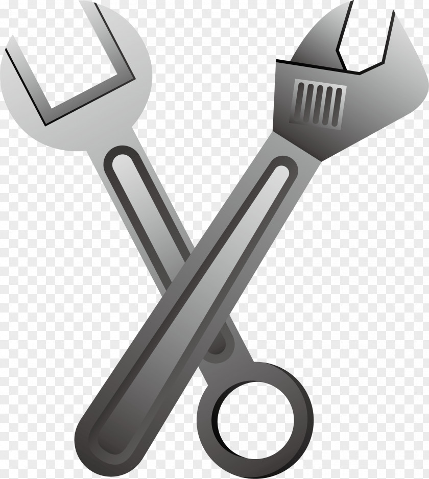 Hand Drawn Gray Spanner Tool Car Royalty-free Clip Art PNG