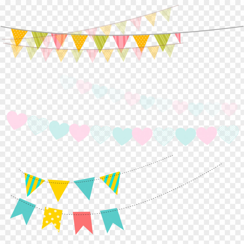 Holiday Decorations Banner Clip Art PNG