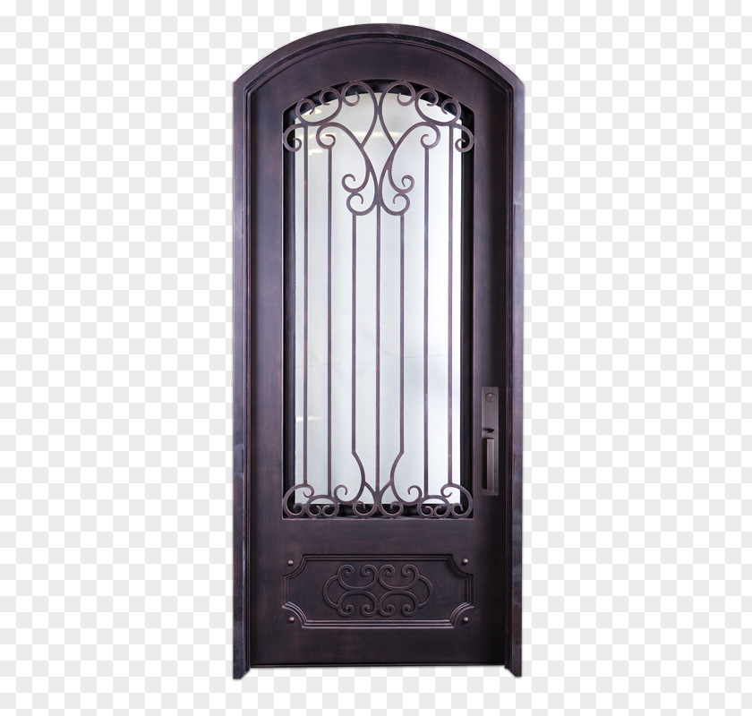 Iron Door Wrought Steel Acadian Works PNG