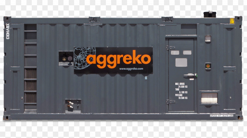 Power Generator Aggreko Engine-generator Electric Load Bank Electronics PNG