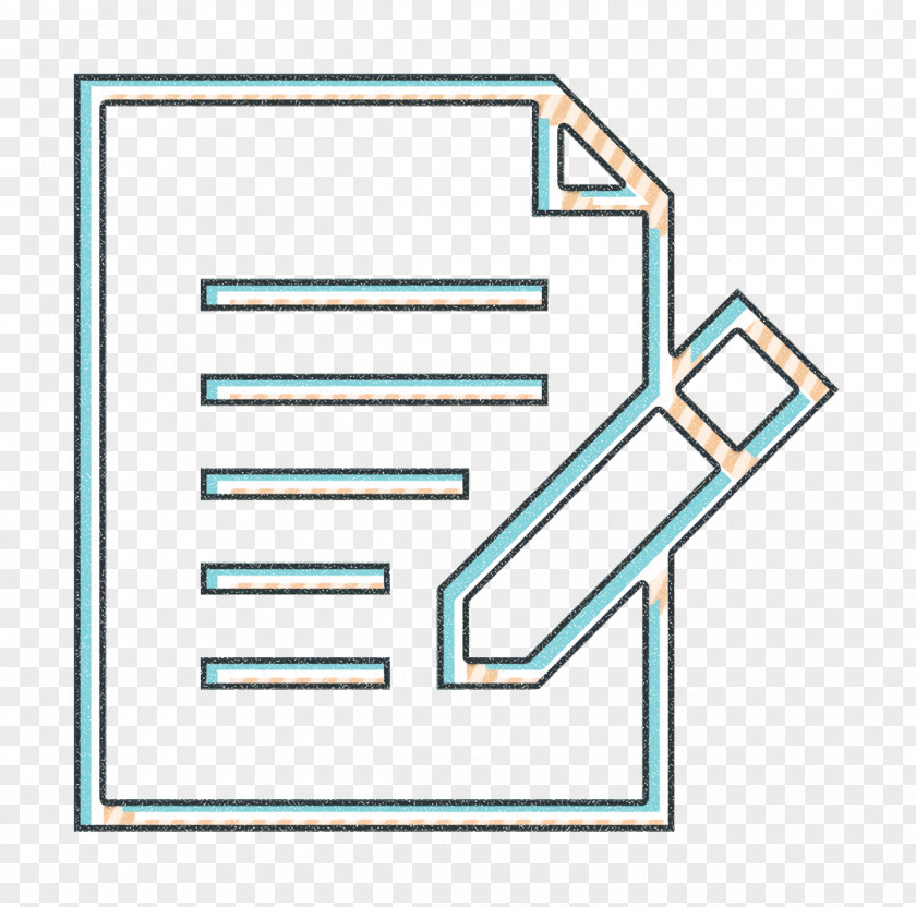 Rectangle Diagram Edit Icon PNG