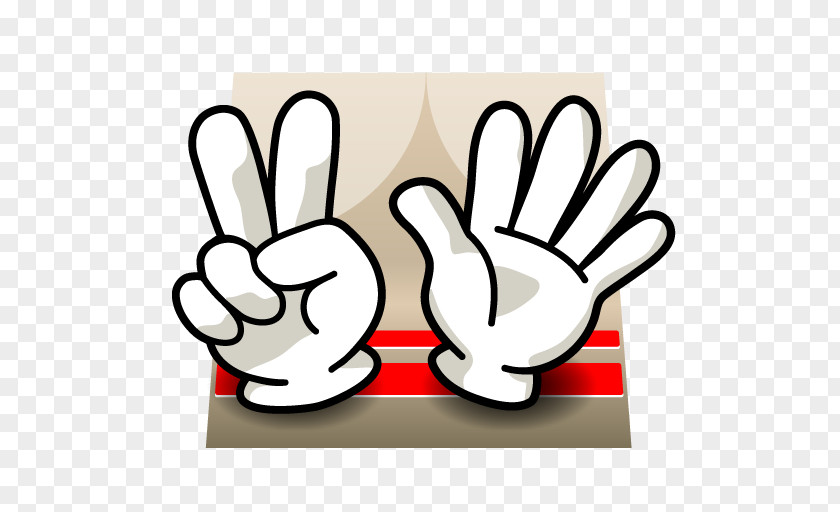 Rock Paper Scissors Thumb Cartoon Line Clip Art PNG