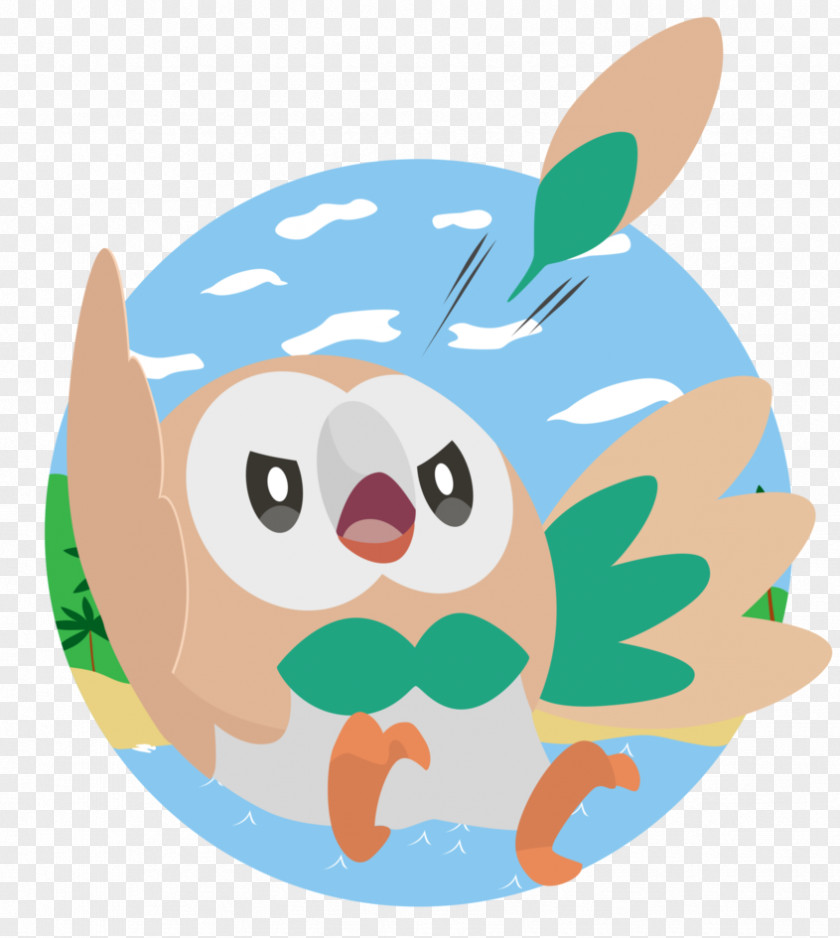 Sun Sketch Pokémon And Moon Rowlet PNG